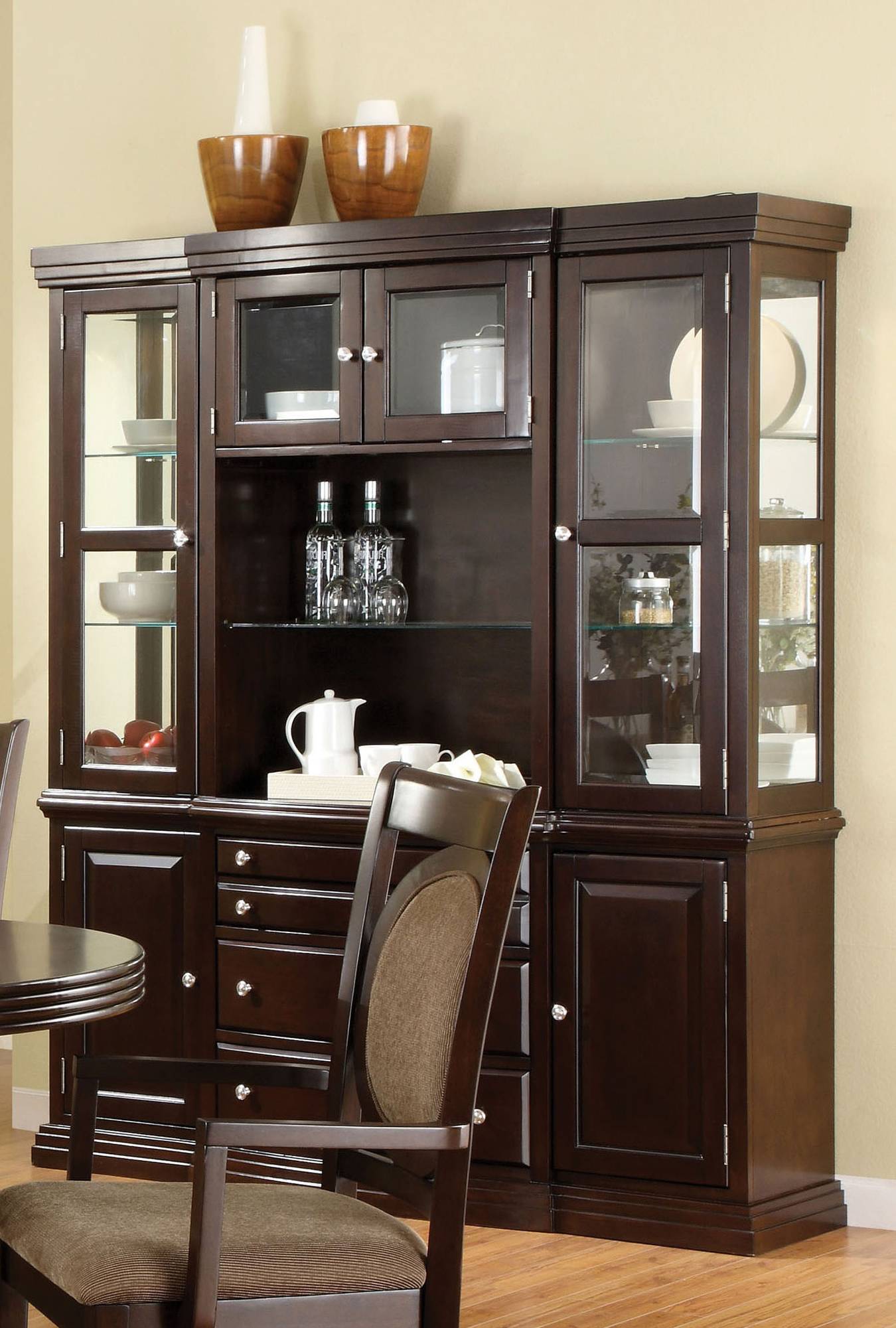 Brielle Contemporary Hutch and Buffet
